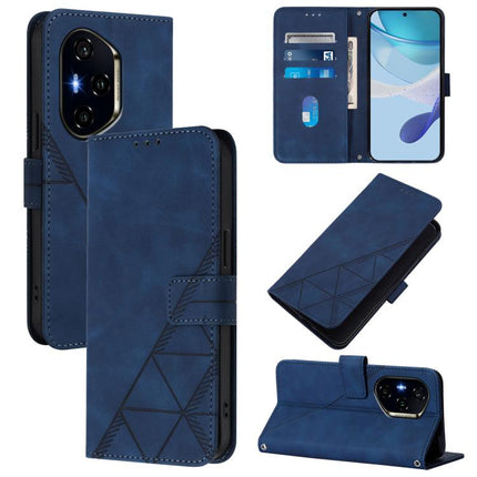Crossbody 3D Embossed Flip Leather Phone Case, For Honor 400 Global 156.5mm, For Honor X8c 4G Global, For Honor GT, For Honor X9C Smart Global