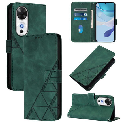 Crossbody 3D Embossed Flip Leather Phone Case, For Honor 400 Pro Global 160.8mm, For Honor Power 5G, For Honor Play 60 5G, For Honor 400 Lite Global