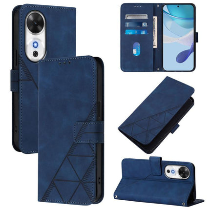 Crossbody 3D Embossed Flip Leather Phone Case, For Honor 400 Pro Global 160.8mm, For Honor Power 5G, For Honor Play 60 5G, For Honor 400 Lite Global