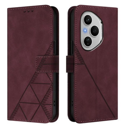 Crossbody 3D Embossed Flip Leather Phone Case, For Honor 400 Pro Global 160.8mm, For Honor Power 5G, For Honor Play 60 5G, For Honor 400 Lite Global