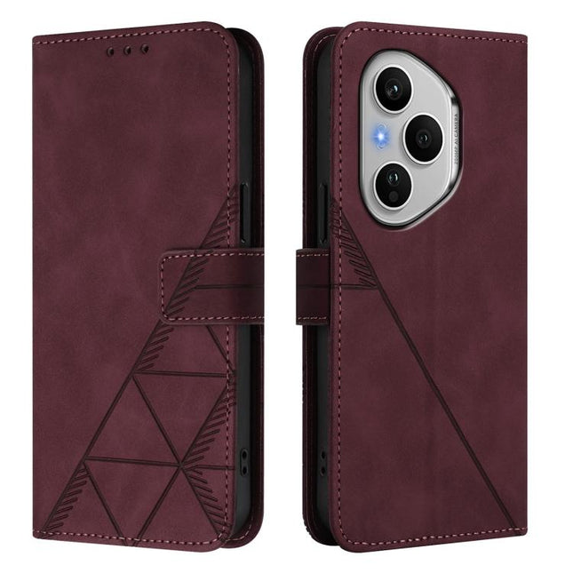 Crossbody 3D Embossed Flip Leather Phone Case, For Honor 400 Pro Global 160.8mm, For Honor Power 5G, For Honor Play 60 5G, For Honor 400 Lite Global