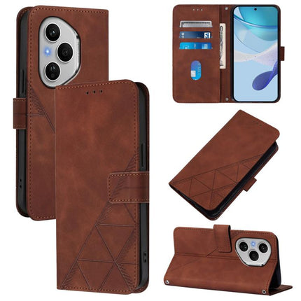 Crossbody 3D Embossed Flip Leather Phone Case, For Honor 400 Pro Global 160.8mm, For Honor Power 5G, For Honor Play 60 5G, For Honor 400 Lite Global
