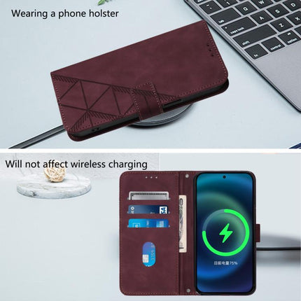 Crossbody 3D Embossed Flip Leather Phone Case, For Honor Magic8, For Honor Play 70 Plus, For Honor X5c Plus, For Honor X6c 4G