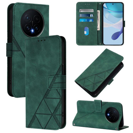 Crossbody 3D Embossed Flip Leather Phone Case, For Honor Magic8, For Honor Play 70 Plus, For Honor X5c Plus, For Honor X6c 4G