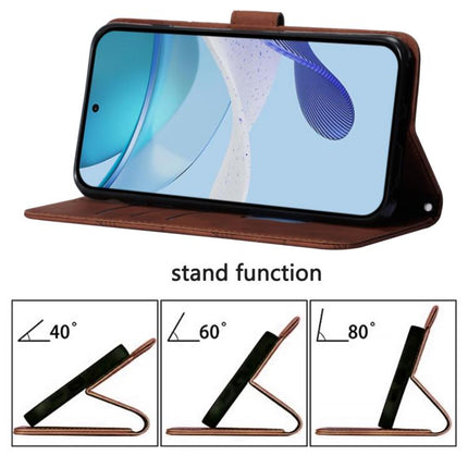 Crossbody 3D Embossed Flip Leather Phone Case, For Honor 600 Global/600 Pro Global, For Honor Magic8 Pro Air, For Honor X8d 4G Global, For Honor Magic8 Pro