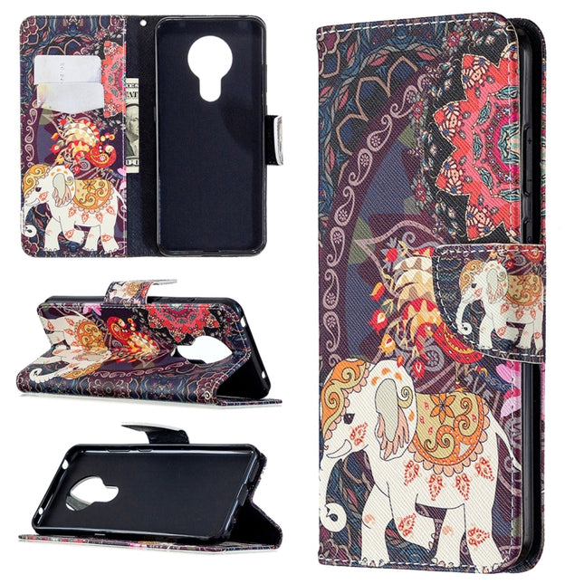 Colored Drawing Pattern Horizontal Flip Leather Case with Holder & Card Slots & Wallet, For Nokia 5.3, For Xiaomi Redmi Note 9