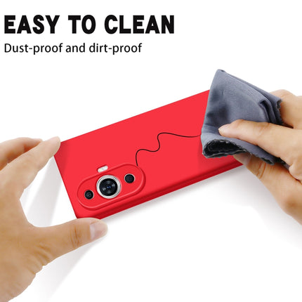 Solid Color Liquid Silicone Dropproof Full Coverage Phone Case, For Huawei Nova 11, For Huawei P60 / P60 Pro