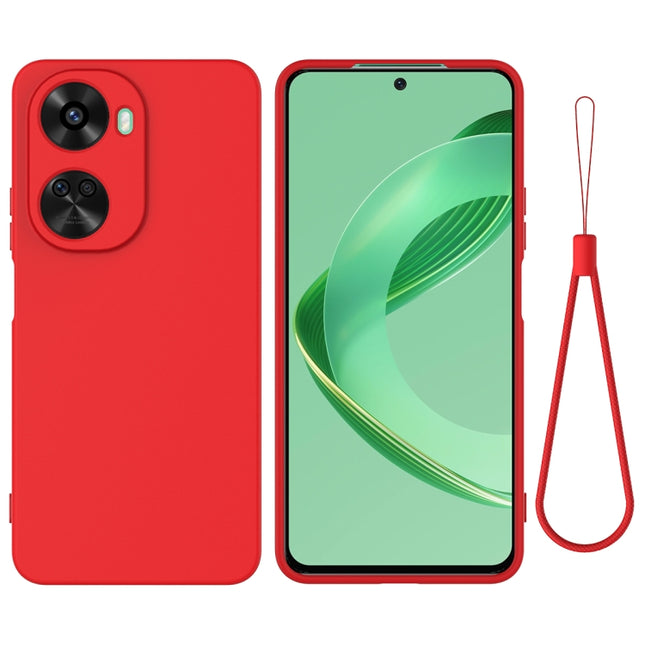 Solid Color Liquid Silicone Dropproof Full Coverage Phone Case, For Huawei nova 12i, For Huawei nova 12 SE / nova 11 SE, For Huawei nova 12s, For Huawei nova Y72 / Enjoy 70, For Huawei nova 12 Lite/nova 12 Active, For Huawei nova 12