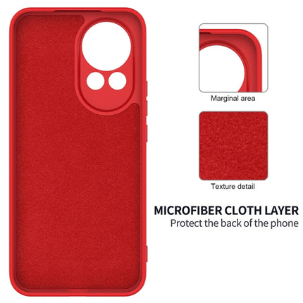 Solid Color Liquid Silicone Dropproof Full Coverage Phone Case, For Huawei Nova 11, For Huawei P60 / P60 Pro