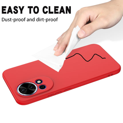 Solid Color Liquid Silicone Dropproof Full Coverage Phone Case, For Huawei Nova 11, For Huawei P60 / P60 Pro