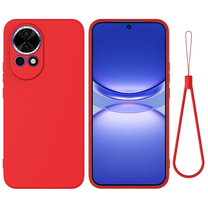 Solid Color Liquid Silicone Dropproof Full Coverage Phone Case, For Huawei Nova 11, For Huawei P60 / P60 Pro