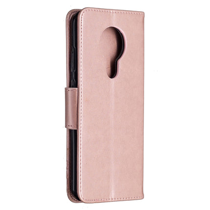 Two Butterflies Embossing Pattern Horizontal Flip Leather Case with Holder & Card Slot & Wallet & Lanyard, For Nokia 5.3, For Xiaomi Redmi Note 9