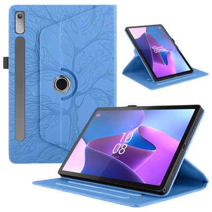 Tree Life Embossed Rotation Leather Tablet Case, For Lenovo Tab P11 Pro 2nd / Xiaoxin Pad 11 Pro