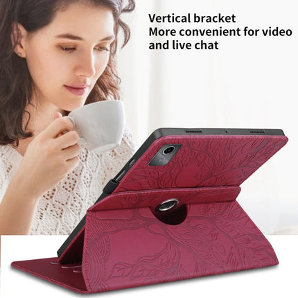 Tree Life Embossed Rotation Leather Tablet Case, For Lenovo Tab M11 / Xiaoxin Pad 11 2024, For Lenovo Tab P12 / Xiaoxin Pad Pro 12.7, For Lenovo Xiaoxin Pad 11 2nd 2023, For Lenovo Tab M9