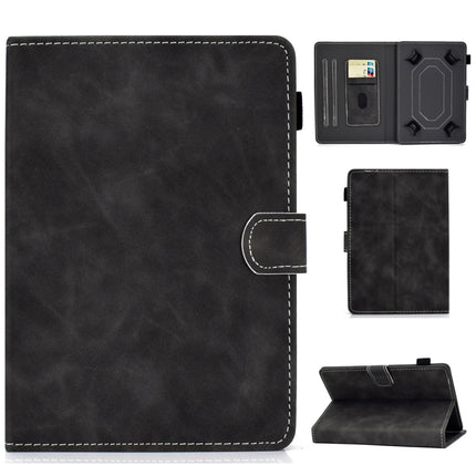 Tablet PC Universal Cowhide Texture Horizontal Flip Leather Case with Holder & Card Slots & Pen Slot, For 7 inch, For 8 inch, For 10 inch