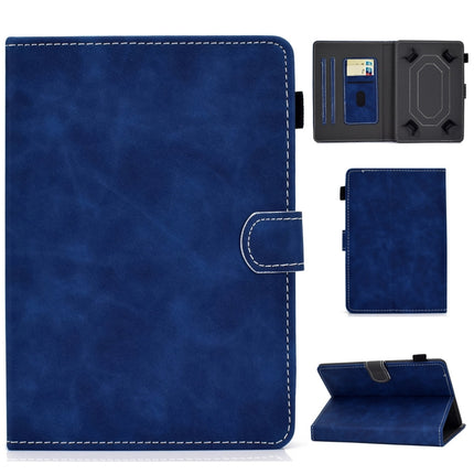 Tablet PC Universal Cowhide Texture Horizontal Flip Leather Case with Holder & Card Slots & Pen Slot, For 7 inch, For 8 inch, For 10 inch
