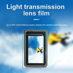 STARTRC 3 in 1 Lens Protector Front and Rear Screen Tempered Glass Films, For DJI Osmo Action 4