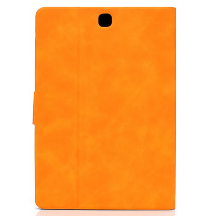 Cowhide Texture Horizontal Flip Leather Case with Holder & Card Slots & Sleep / Wake-up Function, For Samsung Galaxy Tab A 9.7 T550/T555C