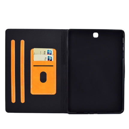 Cowhide Texture Horizontal Flip Leather Case with Holder & Card Slots & Sleep / Wake-up Function, For Samsung Galaxy Tab A 9.7 T550/T555C