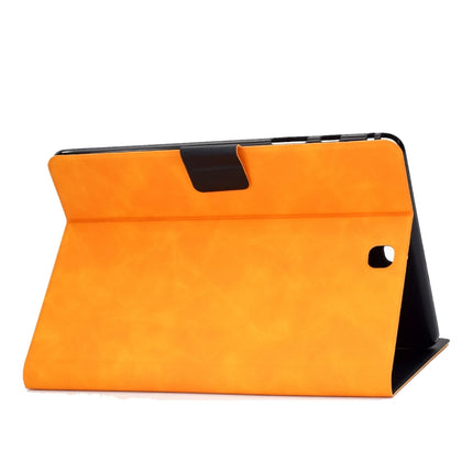 Cowhide Texture Horizontal Flip Leather Case with Holder & Card Slots & Sleep / Wake-up Function, For Samsung Galaxy Tab A 9.7 T550/T555C