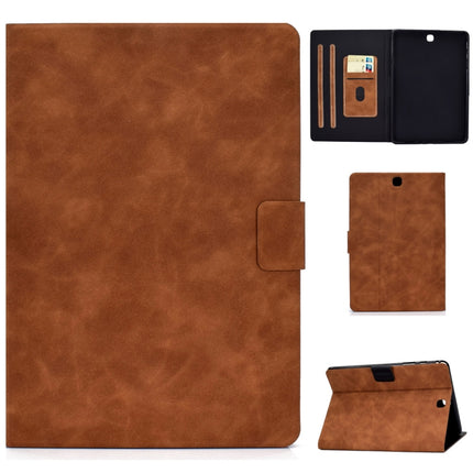 Cowhide Texture Horizontal Flip Leather Case with Holder & Card Slots & Sleep / Wake-up Function, For Samsung Galaxy Tab A 9.7 T550/T555C