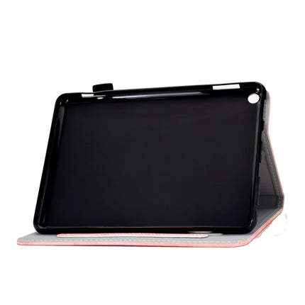 For Amazon Kindle Fire HD 8 (2020) Marble Style Cloth Texture Tablet PC Protective Leather Case with Bracket & Card Slot & Pen Slot & Anti Skid Strip & Wake-up / Sleep Function, For Amazon Kindle Fire HD 8 (2020)