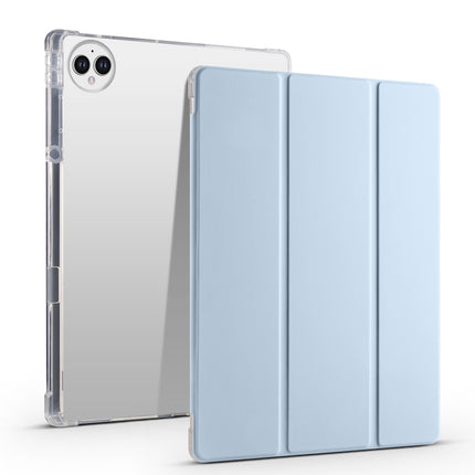3-folding Transparent TPU Smart Leather Tablet Case, For Huawei MatePad 11.5S, For Huawei MatePad Pro 13.2 2023