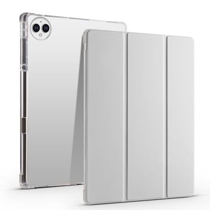3-folding Transparent TPU Smart Leather Tablet Case, For Huawei MatePad 11.5S, For Huawei MatePad Pro 13.2 2023