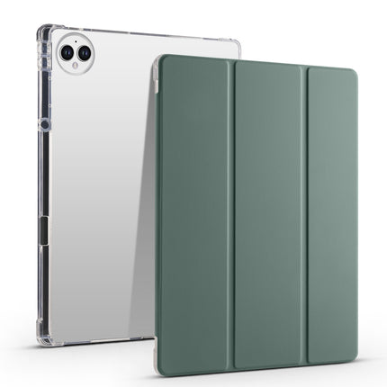 3-folding Transparent TPU Smart Leather Tablet Case, For Huawei MatePad 11.5S, For Huawei MatePad Pro 13.2 2023