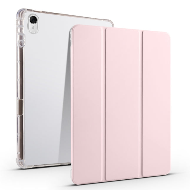 3-folding Transparent TPU Smart Leather Tablet Case, For Huawei MatePad 11.5S, For Huawei MatePad Pro 13.2 2023