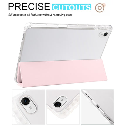 3-folding Transparent TPU Smart Leather Tablet Case, For Huawei MatePad 11.5S, For Huawei MatePad Pro 13.2 2023