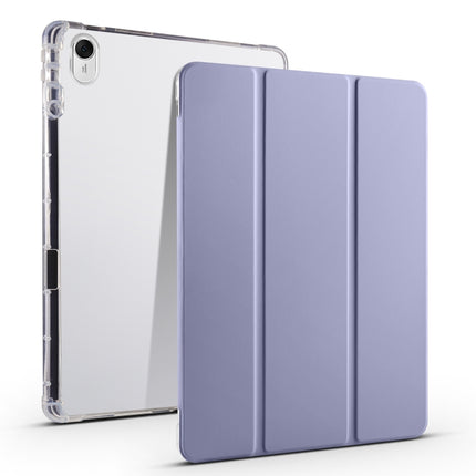 3-folding Transparent TPU Smart Leather Tablet Case, For Huawei MatePad 11.5S, For Huawei MatePad Pro 13.2 2023