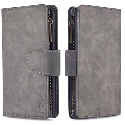 Skin Feel Detachable Magnetic Zipper Horizontal Flip PU Leather Case with Multi-Card Slots & Holder & Wallet & Photo Frame & Lanyard, For iPhone XS / X, For iPhone 6 Plus, For iPhone 6, For iPhone 11 Pro Max