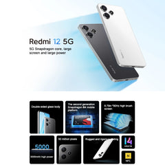Xiaomi Redmi 12 5G,  6.79 inch MIUI 14 Qualcomm Snapdragon 4 Gen2 Octa Core up to 2.2GHz, Network: 5G, Not Support Google Play, 8GB+256GB