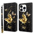 For iPhone 15 Pro / Golden Swallow Butterfly