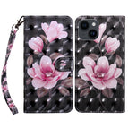 For iPhone 15 / Pink Flower