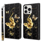 For iPhone 16 Pro Max / Golden Swallow Butterfly