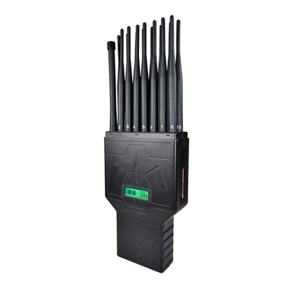 JAX-121P16 2G/3G/4G/5G/WiFi/GPS Handheld Phone Signal Jammer