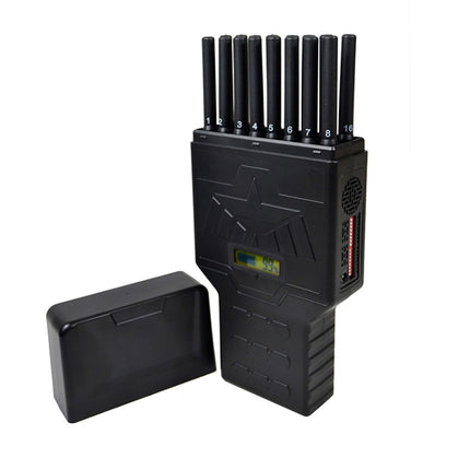 JAX-121P16 2G/3G/4G/5G/WiFi/GPS Handheld Phone Signal Jammer
