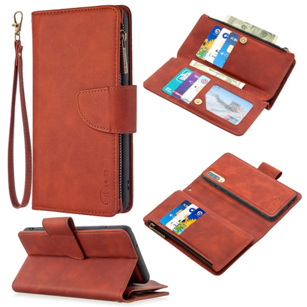Skin Feel Detachable Magnetic Zipper Horizontal Flip PU Leather Case with Multi-Card Slots & Holder & Wallet & Photo Frame & Lanyard, For Samsung Galaxy A70, For Samsung Galaxy A71, For Samsung Galaxy A51