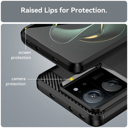 Brushed Texture Carbon Fiber TPU Phone Case, For Xiaomi 13T