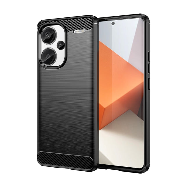 Brushed Texture Carbon Fiber TPU Phone Case, For Xiaomi Redmi Note 13 Pro+, For Xiaomi Redmi Note 13 Pro 5G, For Xiaomi Redmi K60 Ultra, For Xiaomi Poco M6 Pro 5G, For Xiaomi Redmi K70 Pro, For Xiaomi Redmi 12 5G, For Xiaomi Redmi Note 12R             ...