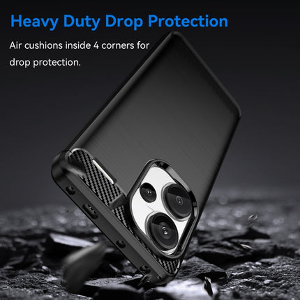Brushed Texture Carbon Fiber TPU Phone Case, For Xiaomi Redmi Note 13 Pro+, For Xiaomi Redmi Note 13 Pro 5G, For Xiaomi Redmi K60 Ultra, For Xiaomi Poco M6 Pro 5G, For Xiaomi Redmi K70 Pro, For Xiaomi Redmi 12 5G, For Xiaomi Redmi Note 12R             ...