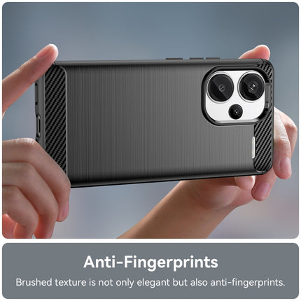 Brushed Texture Carbon Fiber TPU Phone Case, For Xiaomi Redmi Note 13 Pro+, For Xiaomi Redmi Note 13 Pro 5G, For Xiaomi Redmi K60 Ultra, For Xiaomi Poco M6 Pro 5G, For Xiaomi Redmi K70 Pro, For Xiaomi Redmi 12 5G, For Xiaomi Redmi Note 12R             ...