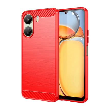 Brushed Texture Carbon Fiber TPU Phone Case, For Xiaomi Poco X6 Neo, For Xiaomi Redmi 13C 5G, For Xiaomi Redmi K70E, For Xiaomi Poco X6 Pro 5G, For Xiaomi Poco C65, For Xiaomi 14 Pro, For Xiaomi 14, For Xiaomi Redmi Note 13 5G