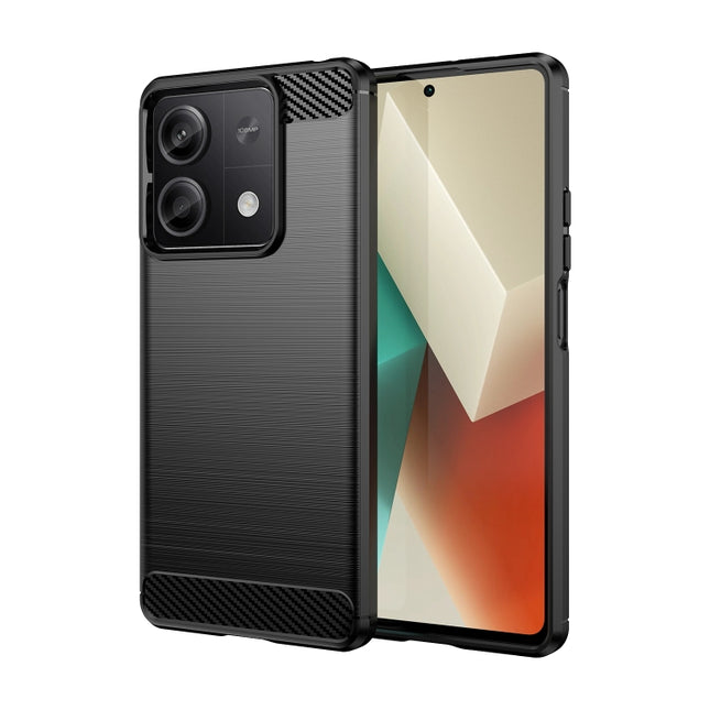 Brushed Texture Carbon Fiber TPU Phone Case, For Xiaomi Poco X6 Neo, For Xiaomi Redmi 13C 5G, For Xiaomi Redmi K70E, For Xiaomi Poco X6 Pro 5G, For Xiaomi Poco C65, For Xiaomi 14 Pro, For Xiaomi 14, For Xiaomi Redmi Note 13 5G