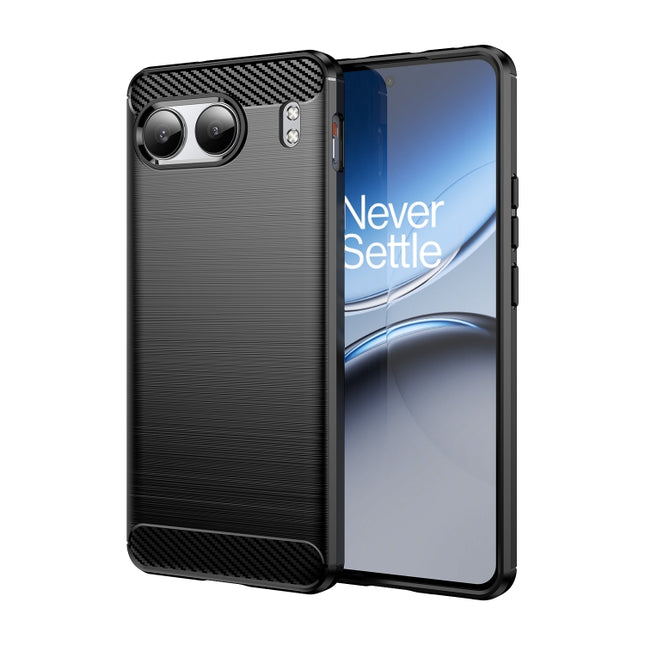 Carbon Fiber Brushed Texture TPU Phone Case, For OnePlus Nord 4, For OnePlus 12, For OnePlus Nord CE3 5G