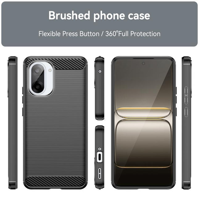 Carbon Fiber Brushed Texture TPU Phone Case, For OnePlus Ace 5 Racing, For OnePlus 13s, For OnePlus 13T, For OnePlus Nord CE5 5G, For OnePlus 13R, For OnePlus Ace 5 Pro 5G, For OnePlus Ace 5 5G, For OnePlus 13