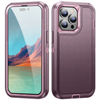 For iPhone 15 Pro Max / Purple + Pink