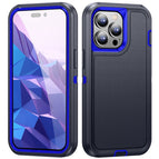 For iPhone 15 Pro / Dark Blue + Royal Blue
